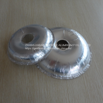 Food grade round aluminium foil container