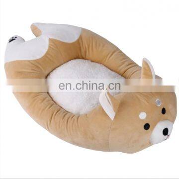 New 2019 shiba inu cute warm waterproof non-slip removable cotton pet bed for dog and cat