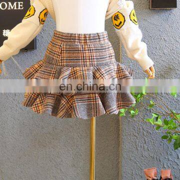 2020 summer girls kids fashion pleated skirt