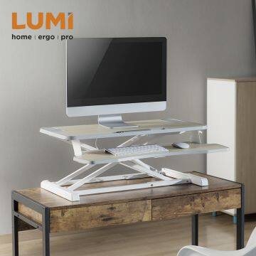 Gas Spring Sit-Stand Workstation,Standing Desk Converter photo-5