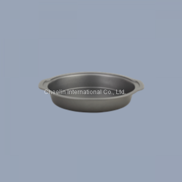 Solid Color Non-stick Carbon Steel Round Pan