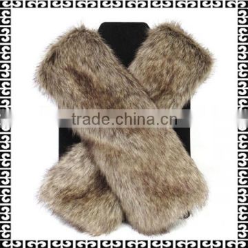 Hot selling genuine wool wholesale mink fur scarf for women