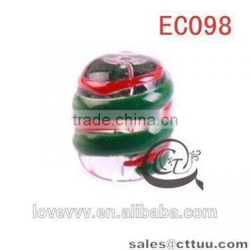 Wholesale Top Quantity Acrylic Pink Glass Round Beads EC096 (DIY) photo-3