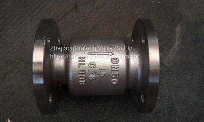 High Quality JIS Stainelss Steel No Impact Vertical Check Valve photo-2