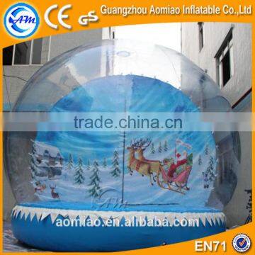 Xmas inflatable snow globe, christmas inflatable snow globe sale