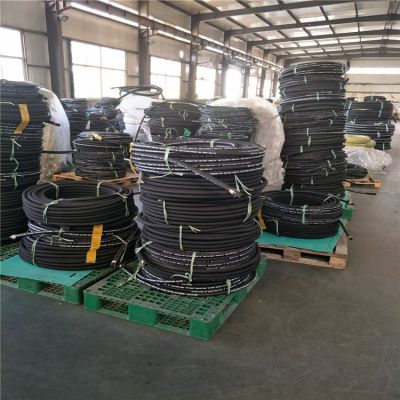 1/6 High Pressure Hose Super Long Service Life Industrial Hydraulic High Pressure Flexible Braided Suction Nylon Oil Air Rubber Hose Pipe Assembly