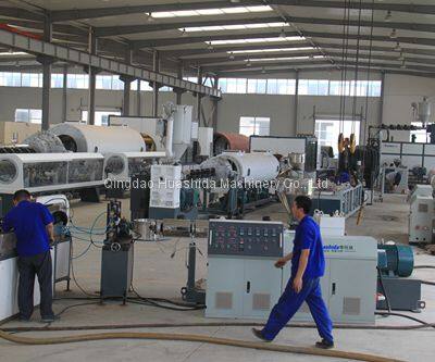 Plastic pipe polyethylene pre-insulated district heating pipe shell extrusion line 600-1200mm