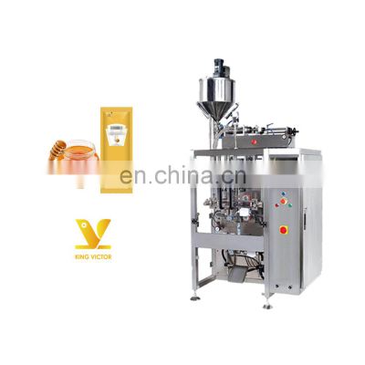 Italian Tomato Paste Ketchup Multiline  Packing Packaging Machine For Honey In Sachets