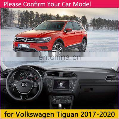 for Volkswagen VW Tiguan MK2 2017 2018 2019 2020 Anti-Slip Mat Dashboard Cover Pad Sunshade Dashmat Carpet Dash Car Accessories