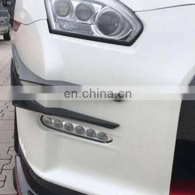 GTR R35 Carbon Fiber Car Bumper Canards for Nissan GTR -R35 2010-2015 photo-5