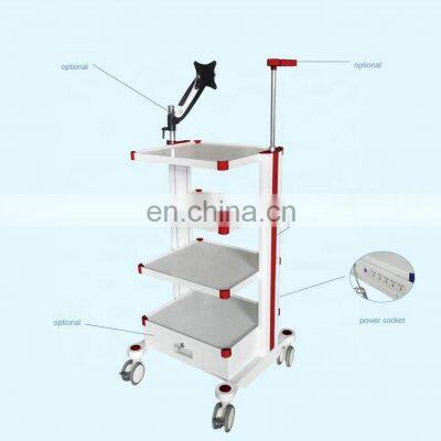 Factory Selling Computer Mobile Medical Equipment Trolley With Drawers photo-2