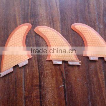 Fiberglass honeycomb surfing fin FCS and FUTURE type JSF015
