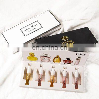 Fold perfume oil set box sampler collection perfume samples kit packaging box