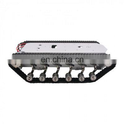 T600 Metal Truck Stainless Steel Body Tank Intelligent Robot Chassis photo-3