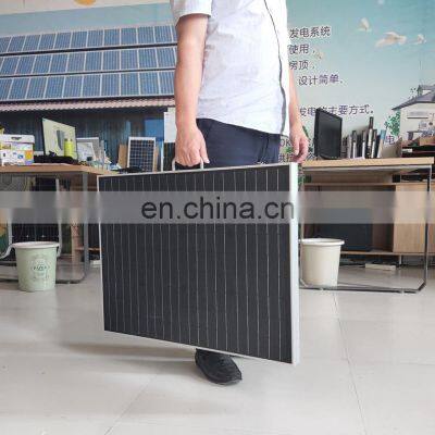 China Roof Mini the Solar Panel Kit Cheap Price 120W Bifacial Folding Paneles Solares Portable Foldable Solar Panels for Home photo-5