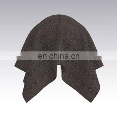 MANUFACTURER SUPPLY LINEN BLENDING YARN DYED FABRIC HIGH QUALITY CHECK photo-3