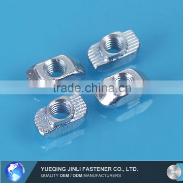 M5 Hammer Nut Aluminum Connector T Fastener Sliding Nut Nickel Plated Carbon Steel for 2020 Aluminum Profile