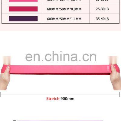 Factory Price Latex Exercise Resistance Bands Fitness Exercise Bands Resistance
