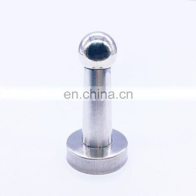Round Knob Stainless Steel Door Stopper With Screws for Door Stop in Home photo-3