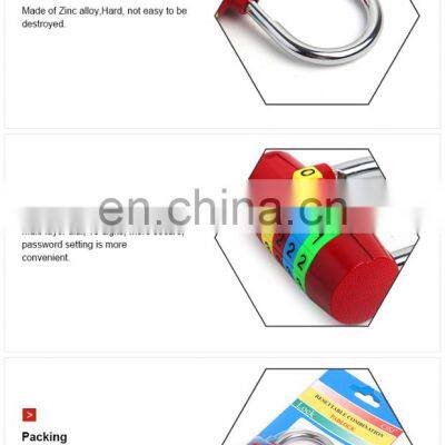 High Quality 4-Digit Combination Zinc Alloy Anti-theft Code Lock Padlock photo-5
