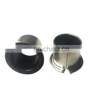 Self-lubricating sleeve bearing bushing composite du flanged steel bushing