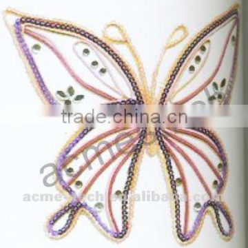 Newest ! Butterfly sequin design