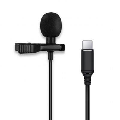 Lavalier Mic Lavalier Microphone Mini Mic 3.5mm/Type-C/Lightning ASMR Vlogging Mic for IPhone Android Collar Mic photo-2