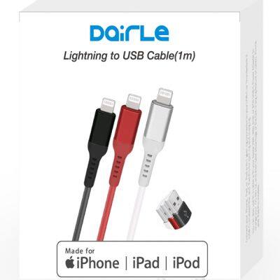 1m C89 Nylon Braided Mfi Certified Usb to Lightning Charging Cable for IPhone 11/12 Mini 13 Pro photo-5