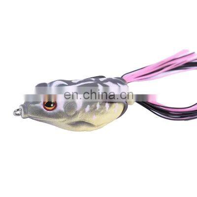 Byloo  high quality 3D eyes 13g fishing frog lure soft frog floating frog leg bass lure soft lure