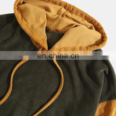 High quality hooded Hoodies for Men cotton Fabric Pullover hoodie plus size Cotton Blank Design