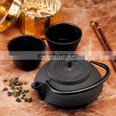 Fast shipping odm japanese teapot with infuser and cast iron handle