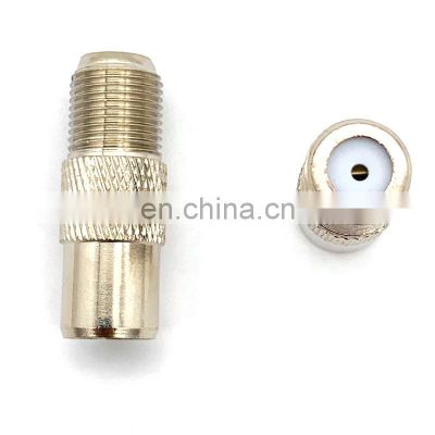 RF coaxial PAL connector, TV male to F female connector