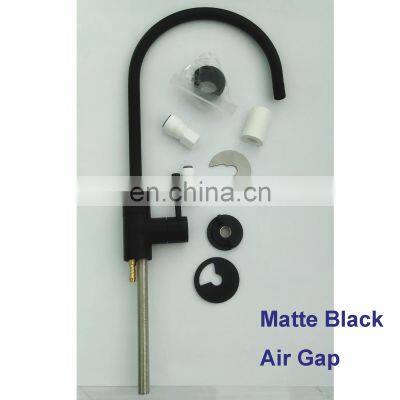 New Gap Water Filter Faucet Matter Black Single Hole Single Deck Mounted Kitchen Faucets photo-2