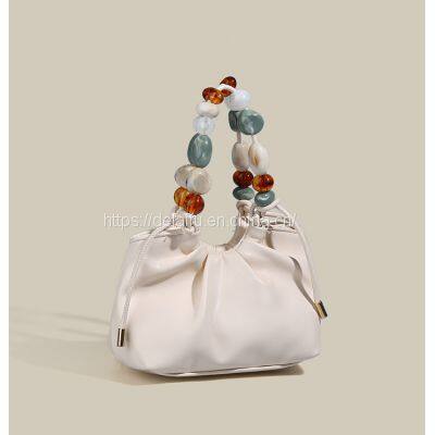 2023 New Arrival Cloud Shape Handbag Soft Leather Lady's Handbag photo-3