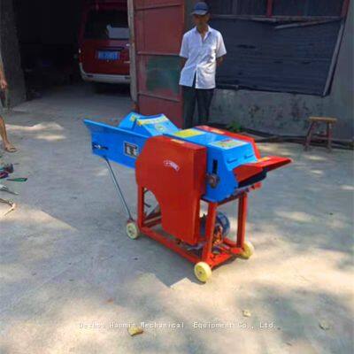 Dry and Wet Type Hay Cutter Domestic Small Hay Cutter Horse Cattle Sheep Feed Shredded Grass Kneading Silk Machine photo-4