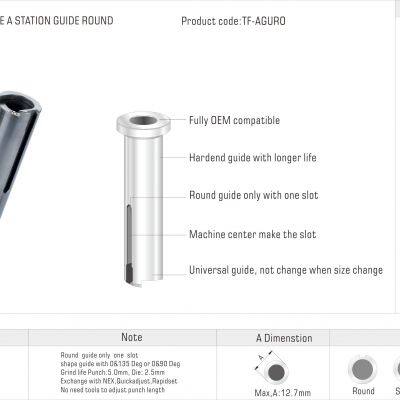 Amada Tooling FAB Type NEX Quickadjust Rapidset A STN Guide Round Ferramentas PARA Punzonadoras