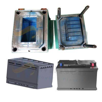 car auto battery box mould plastic injection lead acid battery box mold