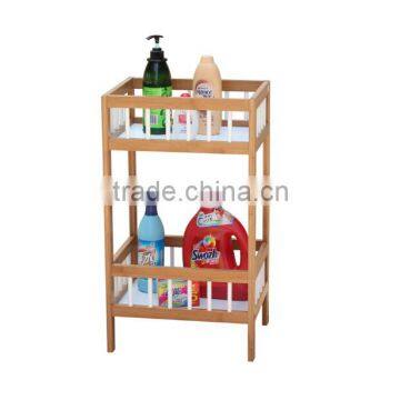 High quality bamboo bathroom shelf