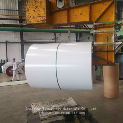 Boyuan RAL9003 Double-Sided 5+20 Color Coated Galvanized Aluminum Zinc Steel Coil