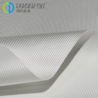 White GRS Woven PU Coated 750D FDY Twill RPET 100% Recycled Polyester Oxford Fabric for Outdoor Bags Tents Shoes & Toys photo-4