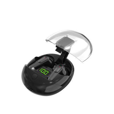 Mobile Phone Transparent Space Capsule Headset Digital Display True Wireless earphones