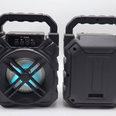 Portable FM Radio AUX Audio Voice Recording for Teachers Instructor Handheld RGB Speaker photo-3