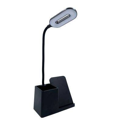 Lamp Eye-Caring LED Small Desk Lamp Wireless Charger with Pencil Pot Holder