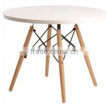 wooden round DSR table with MDF top by Charles for dining room