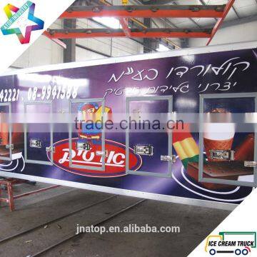 5.2meutectic Refrigeration System Reefer Truck Body for Iveco ML 100E18 Chassis Ice Cream Container Mini Ice Cream Truck Most Popular