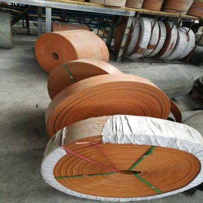 Factory Price Industrial Synthetic Elastic Green Yellow Sandwich Flat Transmission Belt photo-3