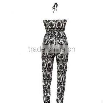 2015 Show Thin Printed Chiffon Jumpsuits Summer Clothes Pants Female Leisure Trousers OEM Service photo-5