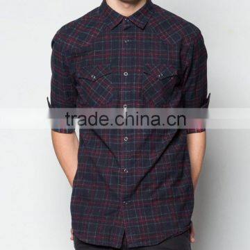 Latest Long Sleeve Casual Button Up Flannel Shirts for Men photo-2