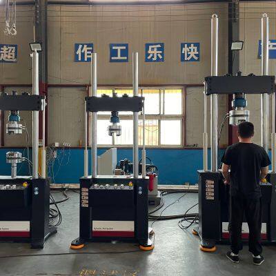 HST-HFT100C 100kN Electro-hydraulic Servo Dynamic Static Fatigue Testing System 100kN Fatigue Testing Machine photo-2