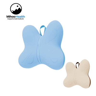 Cojín masajeador de espalda en forma de mariposa ergonómico con terapia de calor MH-BY019